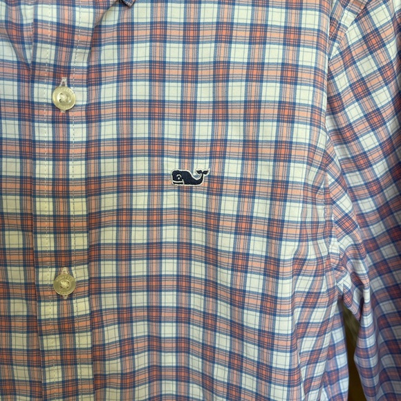 NWOT Vineyard vines Boys Performance Button Up Shirt Size 7 - Picture 3 of 4